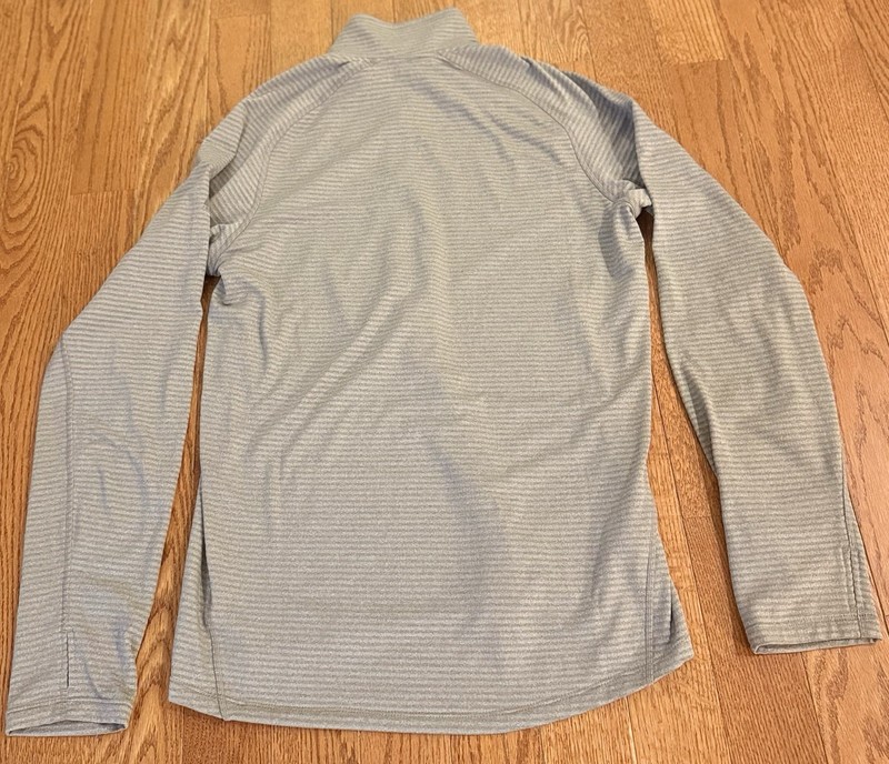 Eddie Bauer First Ascent 1/2 Zip Pullover Men's M Grey Performance Golf Running gallery