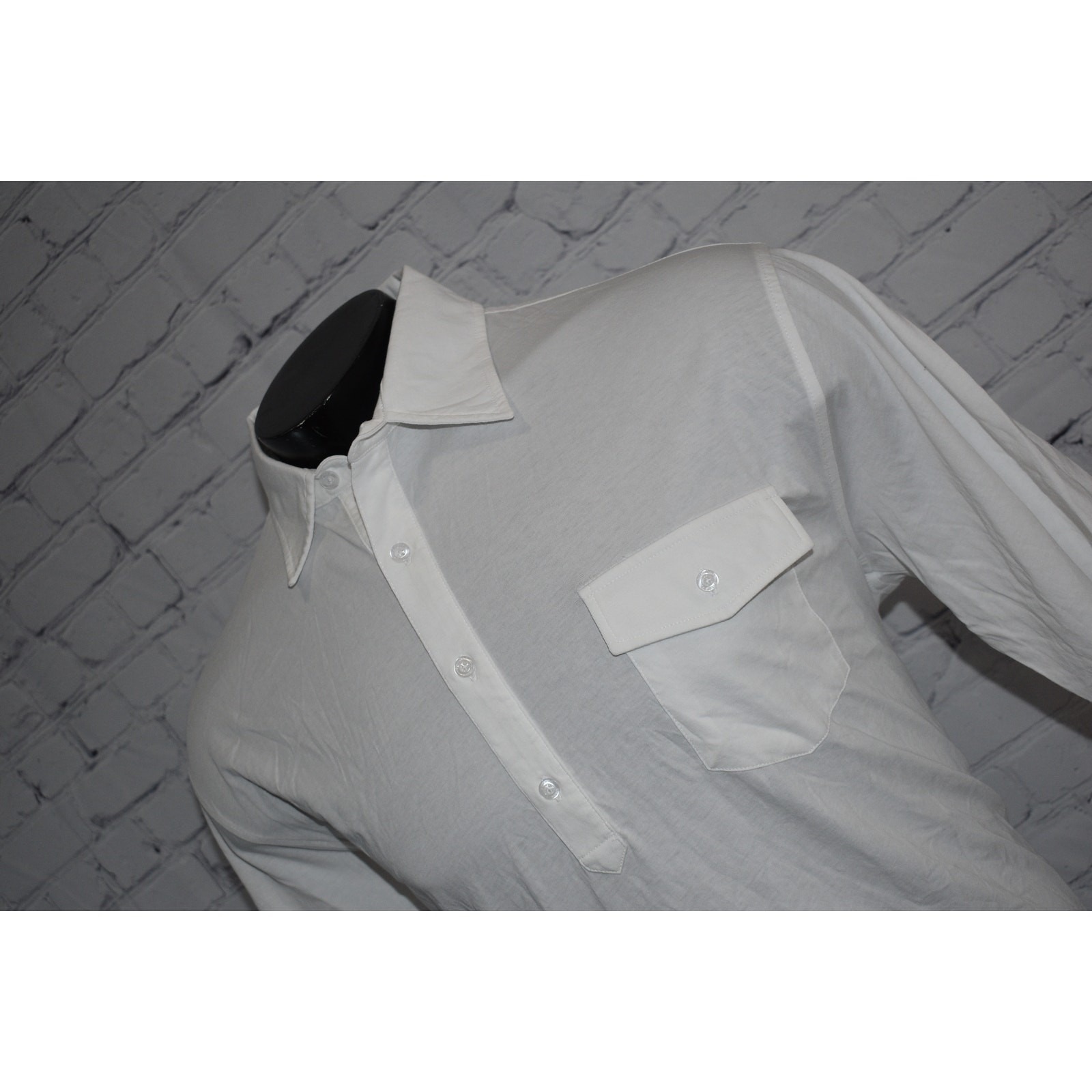 Onward Reserve Golf Polo Shirt Mens Size XL Front Pocket White Old School NEW gallery