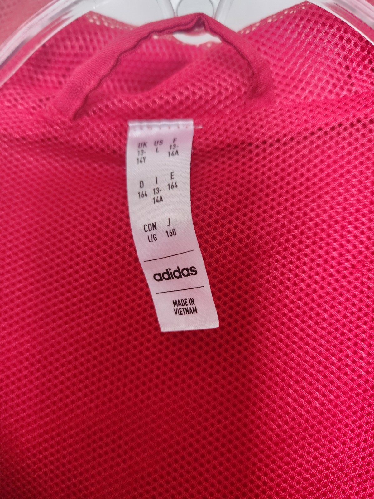 Adidas Full Zip Jacket Mens L Red Hooded Athletic Lined gallery