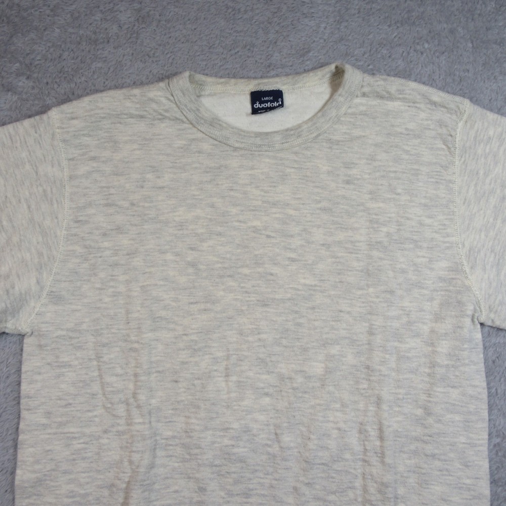 Vintage Duofold Thermal Shirt Mens Large Long Sleeve Wool Blend Base Layer USA
