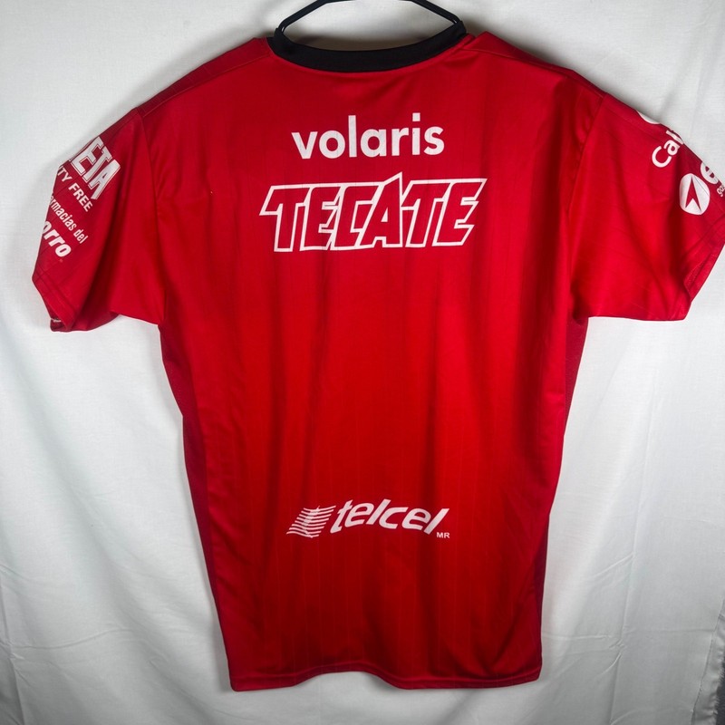 Club Tijuana Xoloitzcuintles Soccer Jersey Mens M Red Black Liga MX Xolos gallery