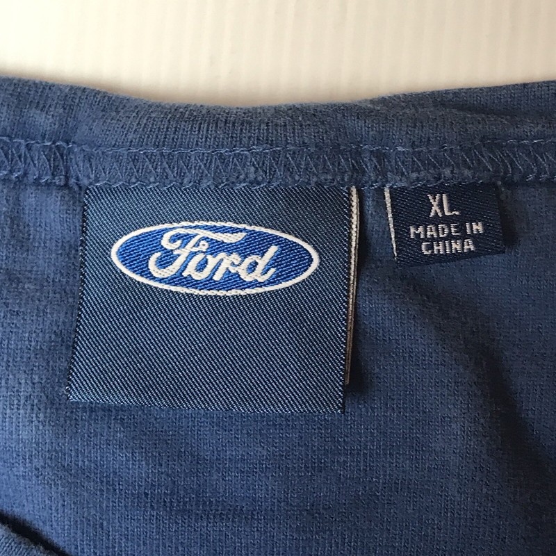 Ford vintage blue long sleeve top size XL gallery