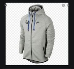 MENS XS NIKE TECH FLEECE OREGON PROJECT WINDRUNNER HOODIE JACKET GREY 545277