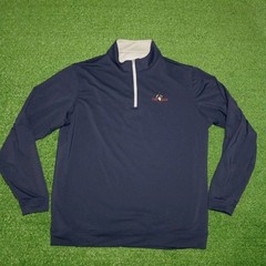 Peter Millar Perth Performance 1/4 Zip Pullover Bluejack National Golf Mens XL