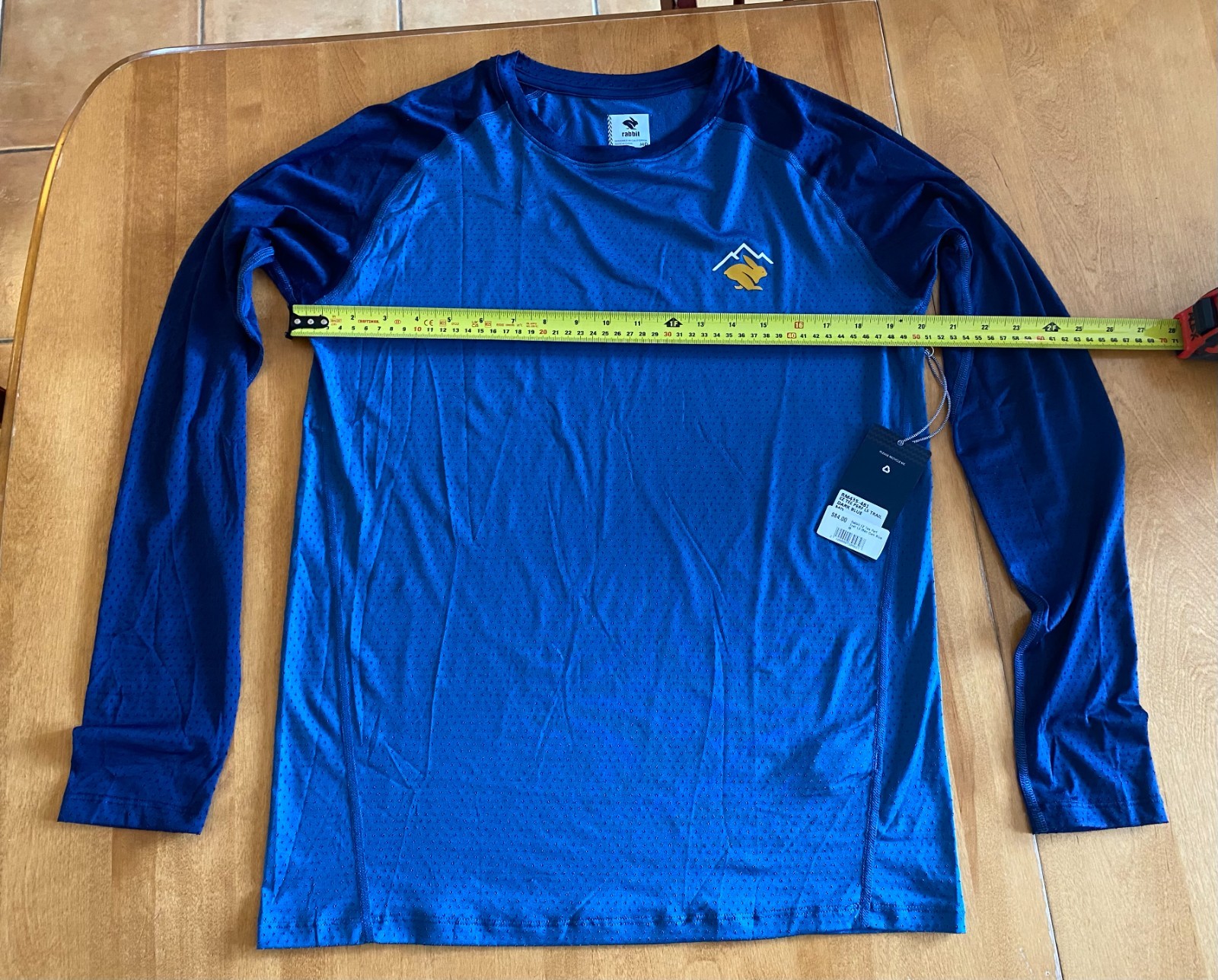 New Mens Rabbit EZ Tee Long Sleeve Perf Trail M (Medium) gallery