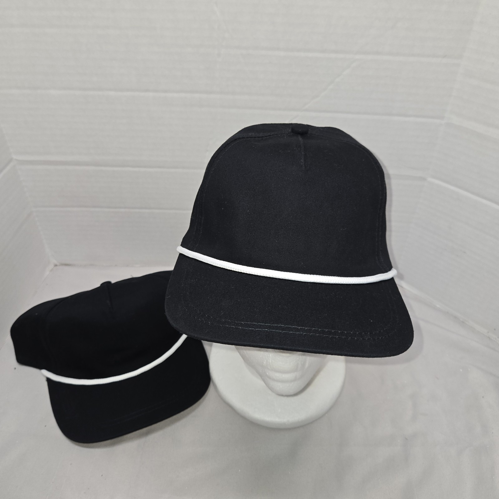 Port Authority 5-Panel Poly Rope Trucker Hat Lot Of 2 Nwot Adjustable Snapback gallery