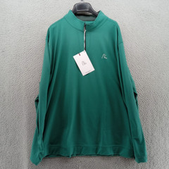 Rhoback Shirt Mens 3XL Green Perfomance Q-Zip 1/4 Pullover Golf Baselayer
