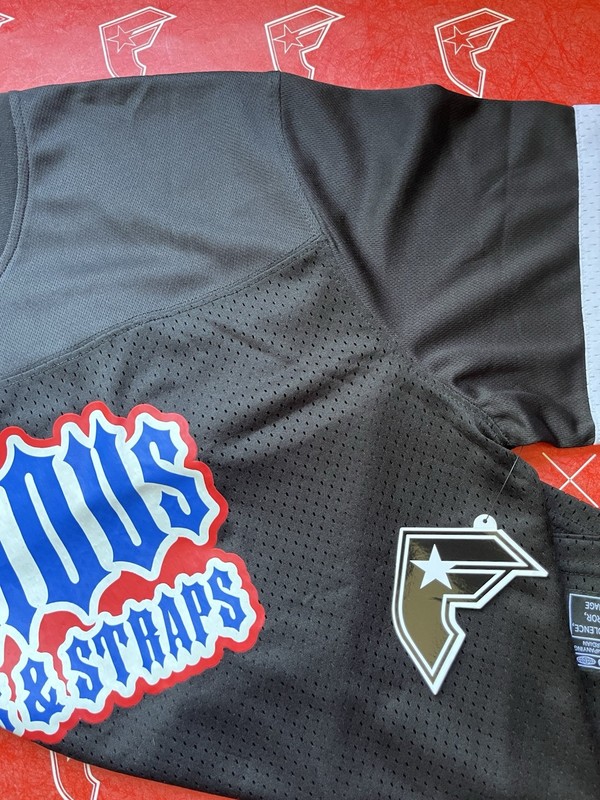 Famous Stars And Straps Football Jersey NWT LARGE Travis Barker Blink 182 gallery