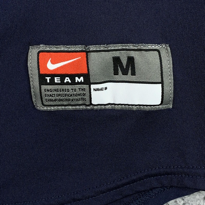 Nike Full Count Shirt Mens Medium Navy Blue Dri-Fit Baseball Jersey Team 11 gallery