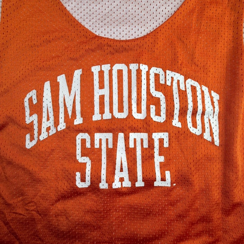 League Sam Houston State Practice Jersey Mens Small Orange Reversible Mesh Tank gallery