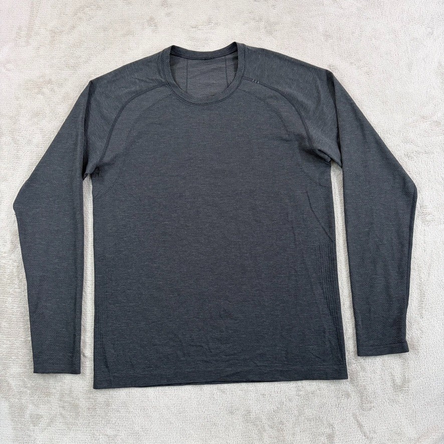 Lululemon Metal Vent Tech Long Sleeve Shirt 2.0 Deep Coal / Black Men Medium gallery