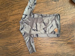 Browning Mens Camo Compression Long Sleeve T-Shirt M Gray/Black