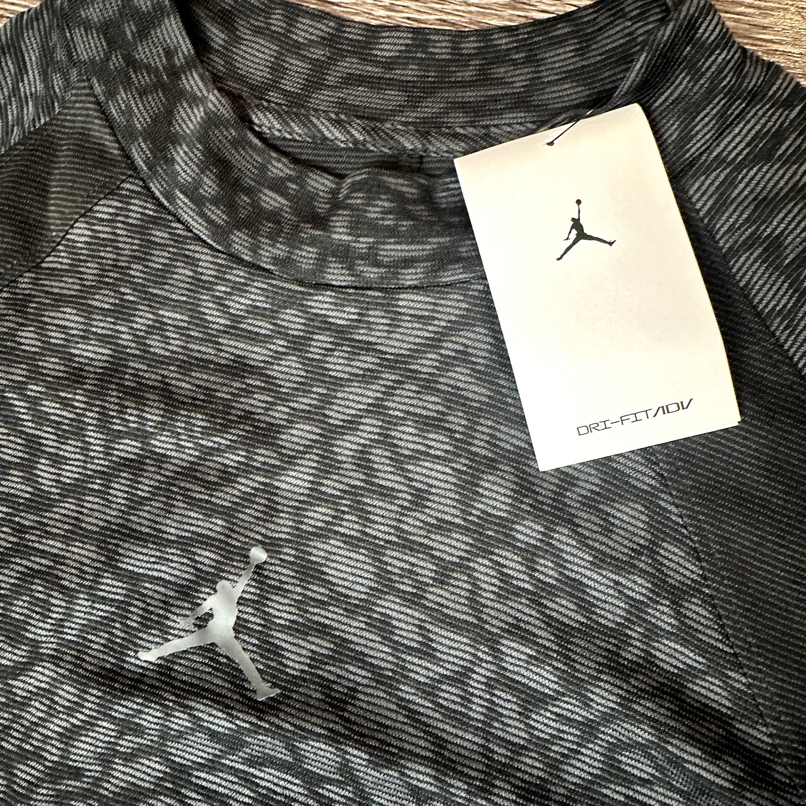 Nike Air Jordan Dri-FIT ADV Long Sleeve Shirt Men Size Large Elephant Print NEW gallery
