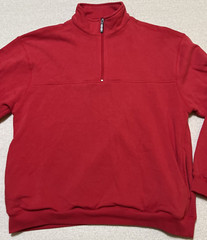 Snake Eyes 1/4 Zip Pullover Fleece Golf Jacket Men Large Red Players Collection