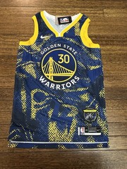Nike GSW Stephen Curry 25/26 Select Series Swingman Jersey Size Small Men Blue