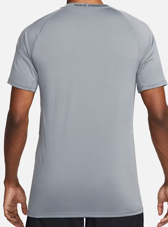 Nike Pro Men's Dri-FIT Slim Short-Sleeve Top Men's Large FB7929-084 Gray gallery
