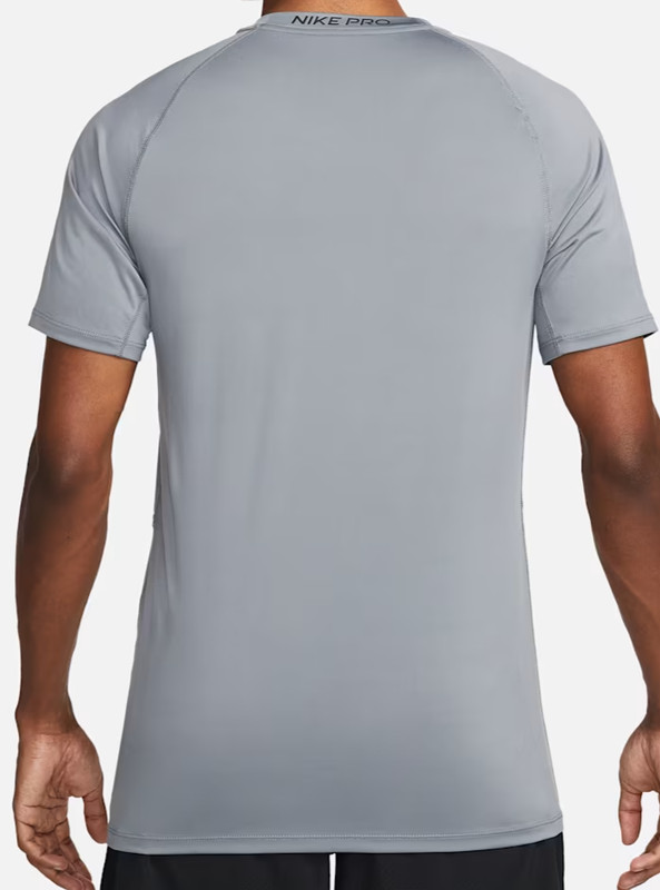 Nike Pro Men's Dri-FIT Slim Short-Sleeve Top Men's Large FB7929-084 Gray gallery