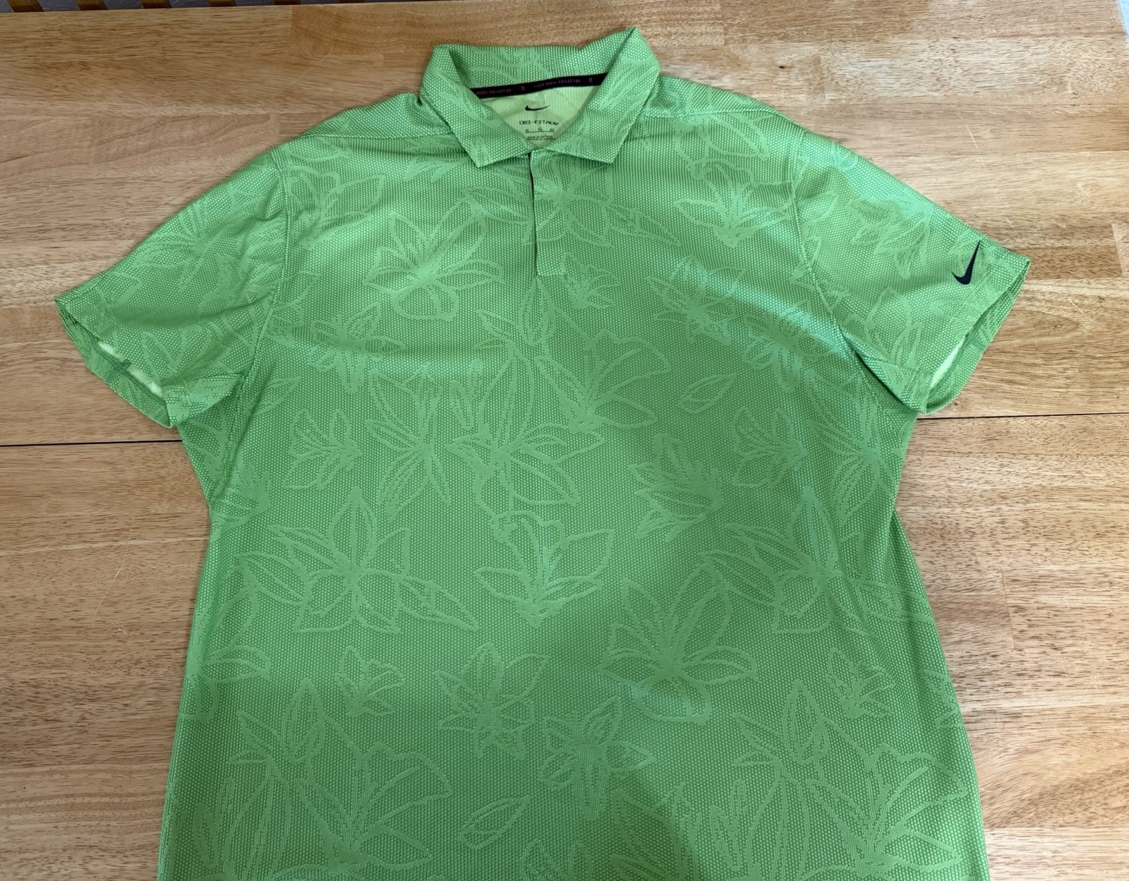 Nike Dri-FIT ADV TW Tiger Woods Golf Polo Shirt DH0919-377 Floral Size XL gallery