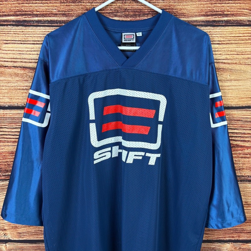 Vintage Shift MX Racing Blue Jersey size Men's XL Dirt Bike BMX gallery