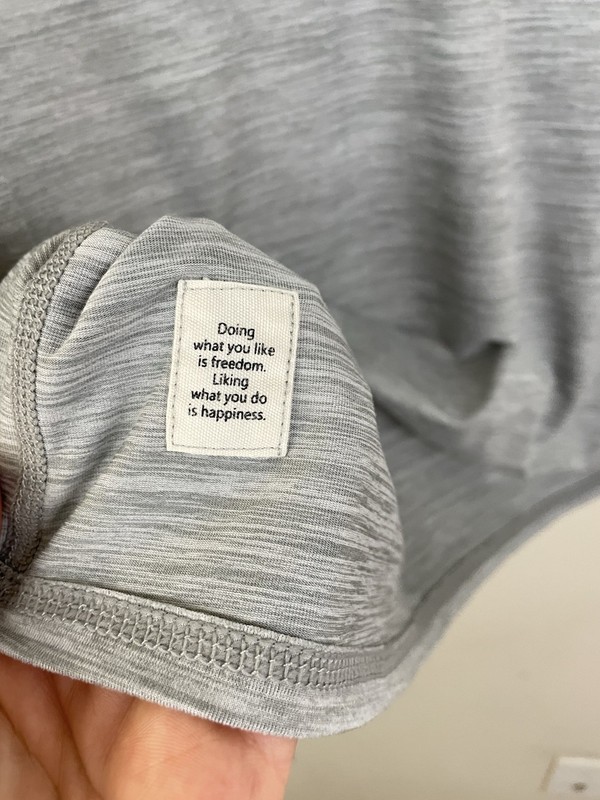 VUORI Men's Ease Performance Half-Zip Pullover Light Gray Size S/M gallery