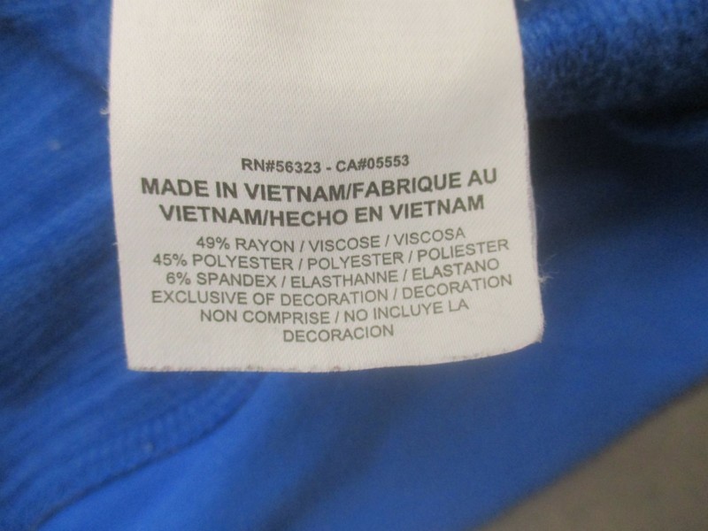 Nike Size XL Mens Blue Hooded Long Sleeve Logo Full Zip Activewear Jacket 178 gallery