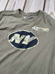 Nike Dri-Fit NFL Shirt L Jets Salute To Service L/S On Field Troops Top Football
