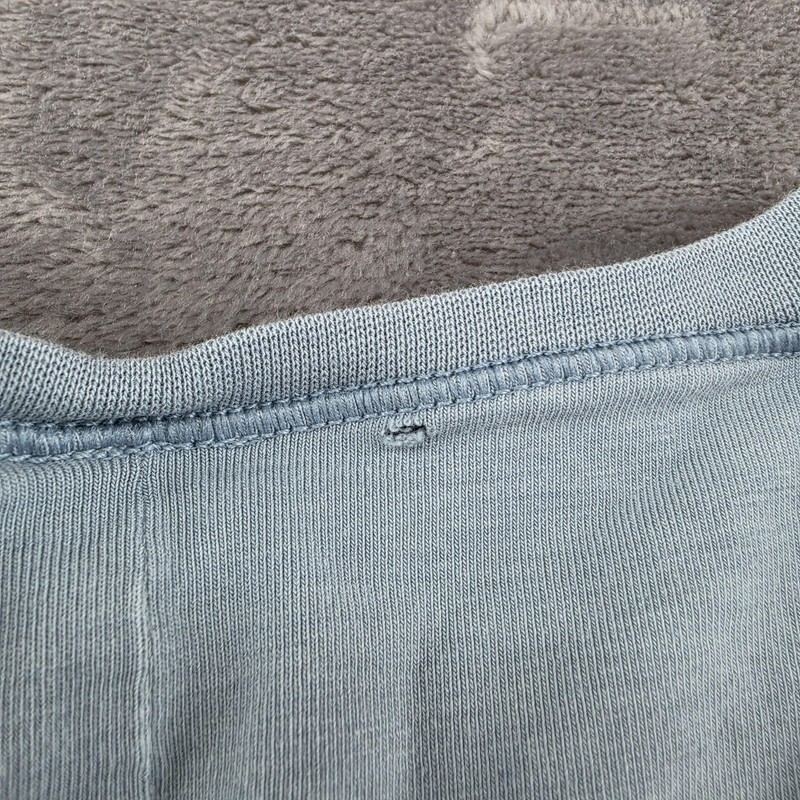 Lululemon Shirt Mens Medium Blue Long Sleeve Henley Performance Athletic Top gallery