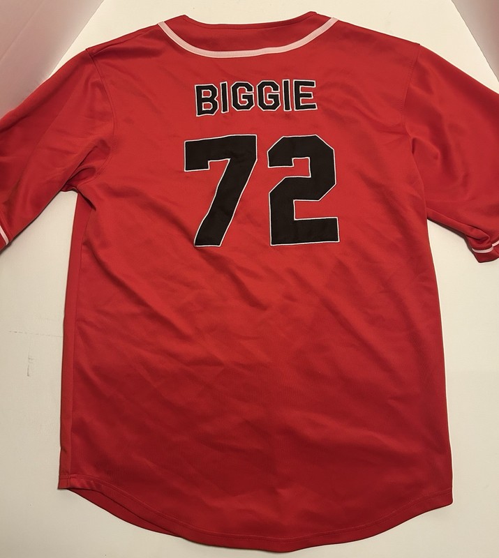 Bad Boy Notorious BIGGIE Invisible Bully Red Baseball Jersey | Men’s 2XL gallery