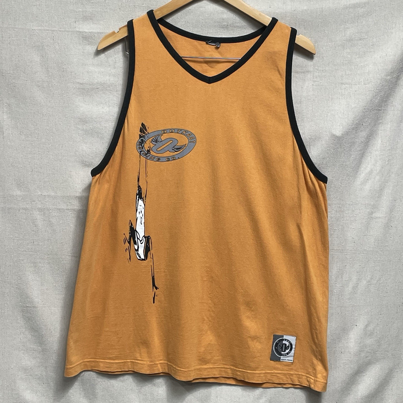 Y2k Vintage Outkast Clothing Co. Basketball Tank top Mens XL Graphic Streetwear gallery