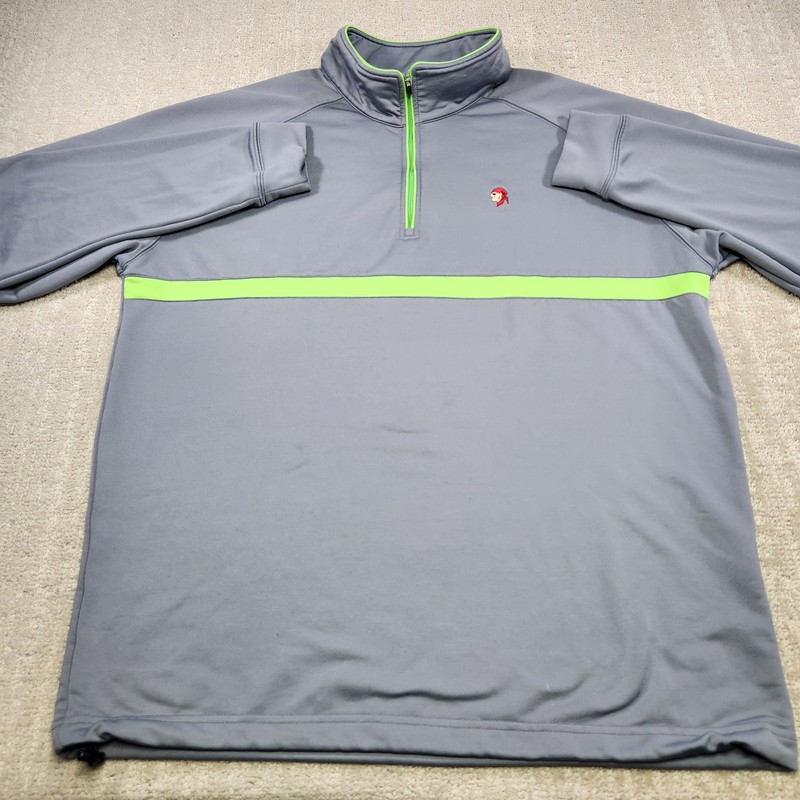 Dunning Golf Pullover Sweatshirt Men XL Gasparilla Pirate Festival Golf 1/4 Zip gallery