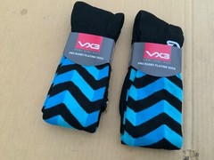 2 x VX-3 Camarthen Warriors Mens Rugby Socks Size 12+ 2018/19