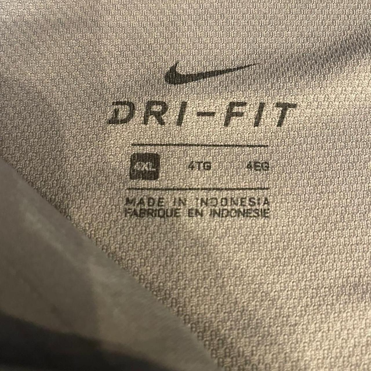 Nike Dri-FIT UNC Tar Heels Gray 1/4 Zip Mock Neck Pullover Men's 4XL gallery
