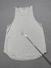 Legends Tank Top Mens Medium Gray Sleeveless Athletic Gym Training Workout