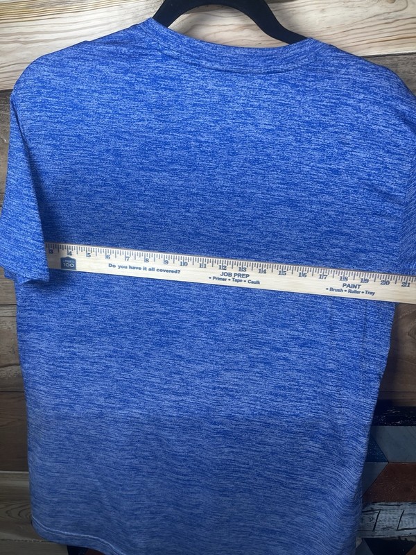 Russell Dri-Power 360 Training Fit Men's Blue Heather Crew Tee M 38-40 gallery