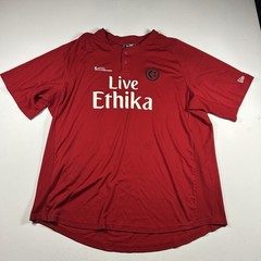 New Era x Live Ethika Soccer Jersey Shirt Men’s Size 3xl Red Short Sleeve