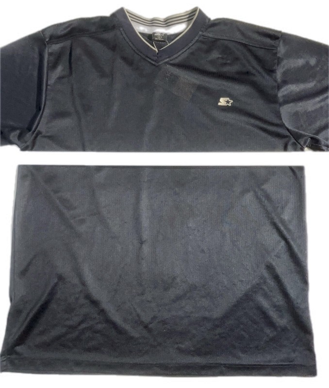 Starter pullover V-neck jersey in navy blue Size Large gallery