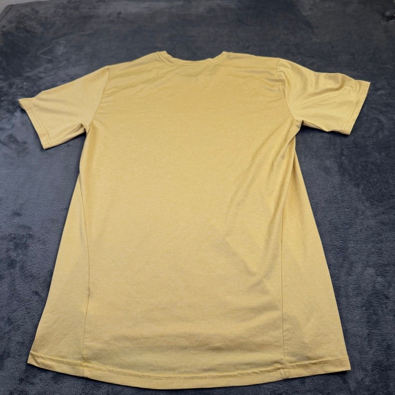 Nike Dri Fit T Shirt Mens Small Yellow Standard Athletic Training Short Sleeve gallery