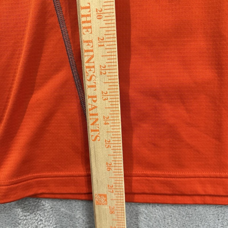 Under Armour Coldgear Long Sleeve Fitted Shirt Men M Orange Active Compression gallery