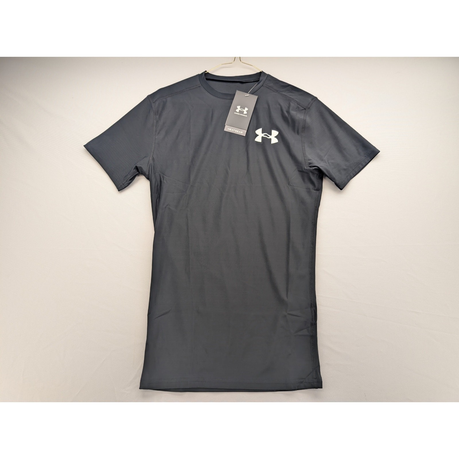 NWT Under Armour Men's HeatGear OG Compression Short Sleeve in Black sz Large gallery