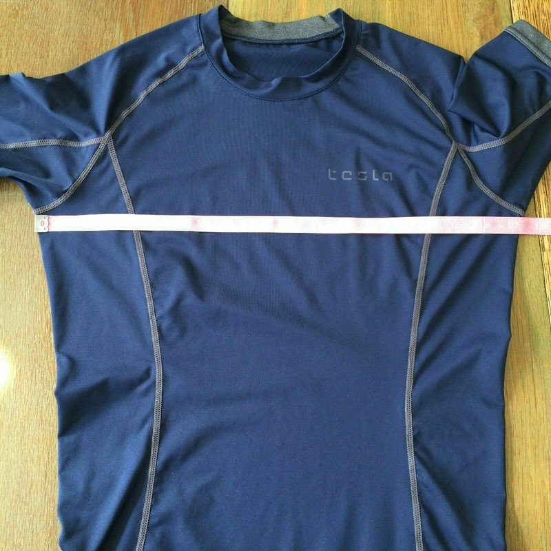 Tesla Compression Base Layer T-Shirt Mens Chest 17 1/4'' Across Athletic Fitted gallery