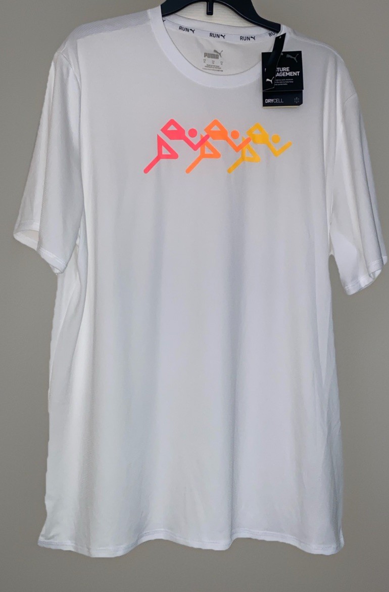 Size XL-PUMA Mens Crew Neck Short Sleeve Active T-Shirt Puma White NWT gallery