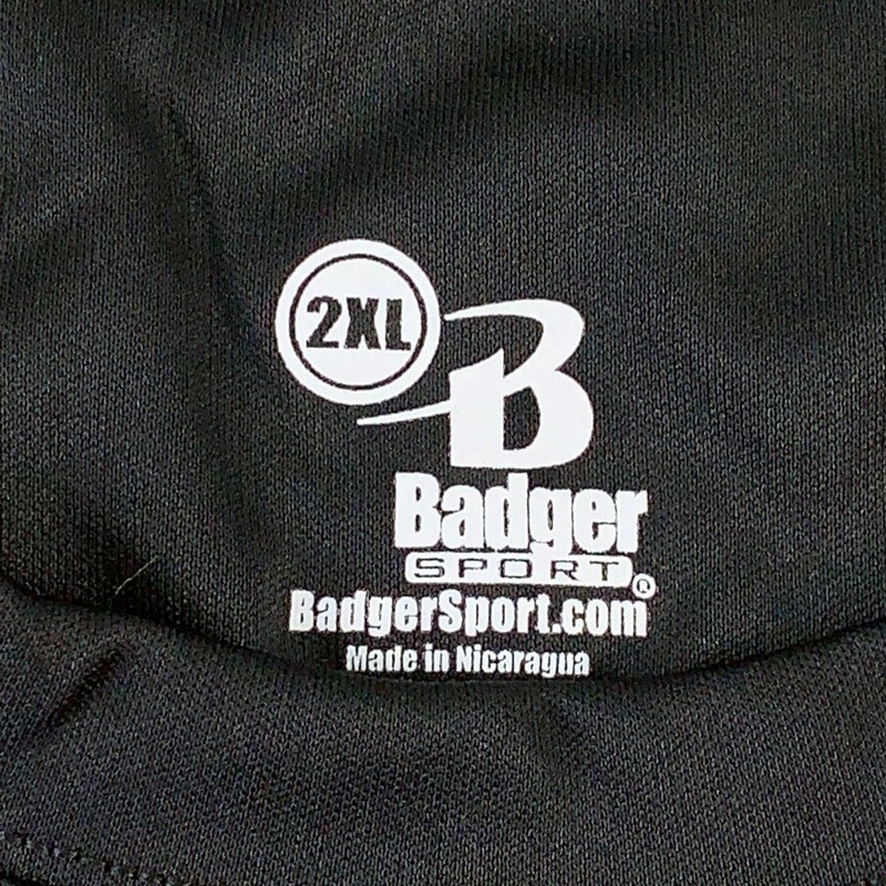 Badger Sport Men's Size 2XL Black Gold Lightweight Breakout Performance Tee 4230 gallery