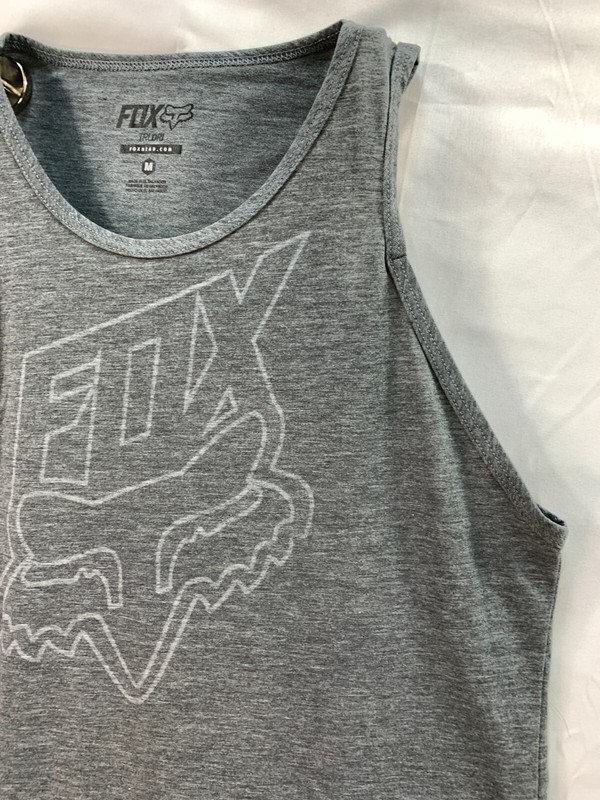 Fox FoxTech Dri Release Trudri Muscle Sleeveless Shirt Men's M Grey gallery