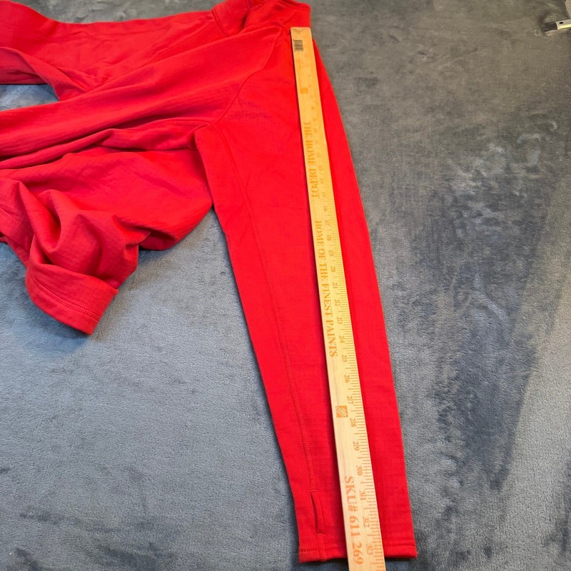 Duluth Trading Co Pullover Mens Large Red Quarter Zip Thumbholes Stretch Outdoor gallery