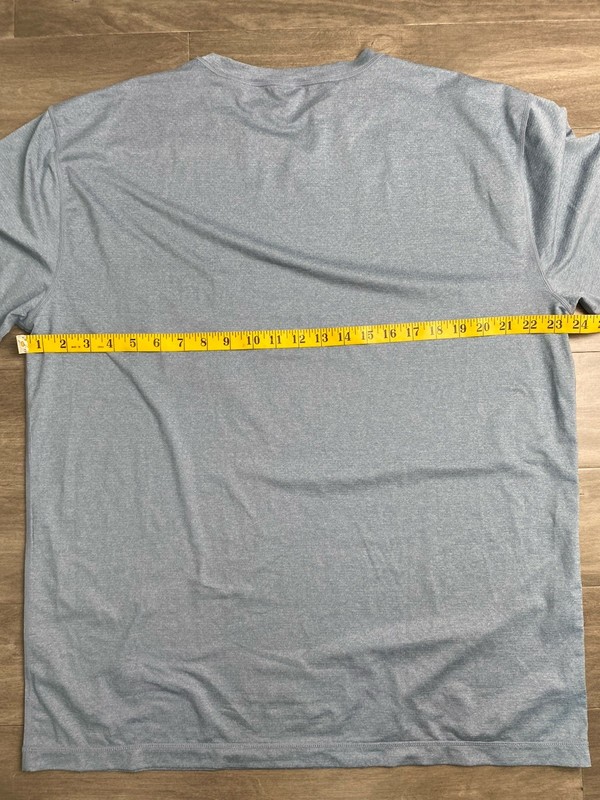 VUORI Tradewind Performance Tee Men 2XL XXL Blue Gym Shirt Yoga Pocket gallery