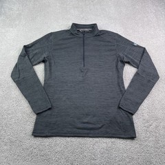 Kuhl Sweater Mens Medium Grey Alloy Performance Half Zip Pullover Hiking