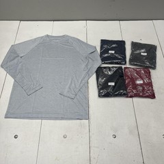 Athletic Long Sleeve Shirt Mens Medium 5 Pack Assorted Colors Gym Workout