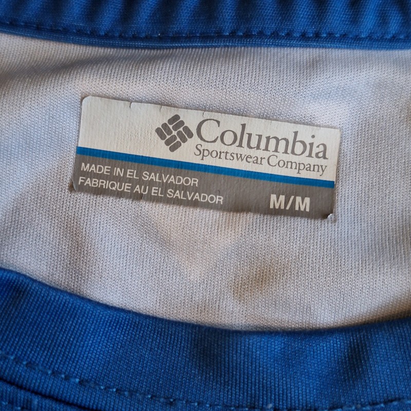 Columbia Shirt Mens M PFG Terminal Tackle Fish American Flag Independence Day gallery