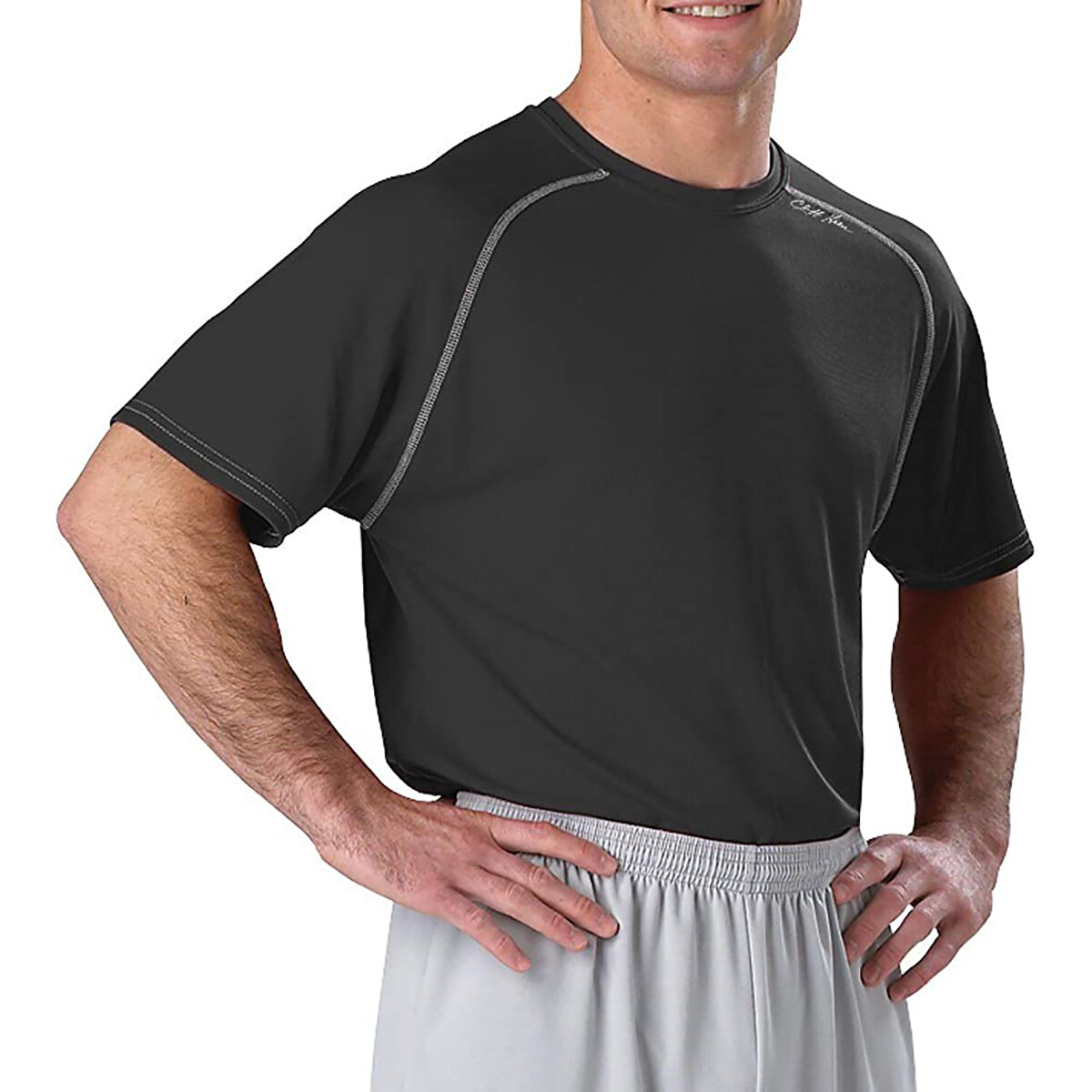 Cliff Keen MXS Loose Gear Short Sleeve Technical Shirt - Gray gallery