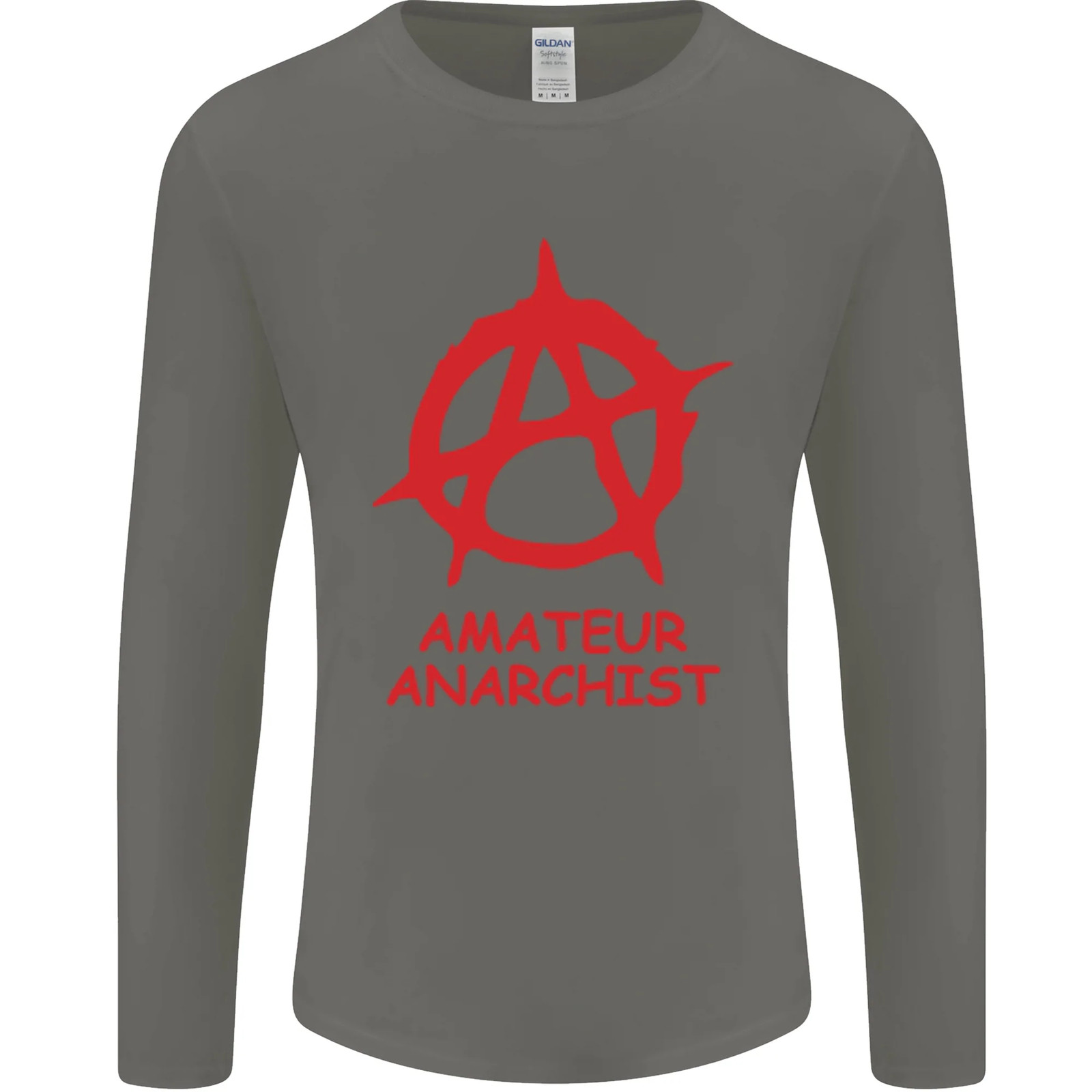 Amateur Anarchist Anarchism Activist Funny Mens Long Sleeve T-Shirt gallery